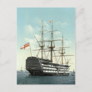 Carte Postale HMS Victory, Portsmouth, Angleterre c.1895