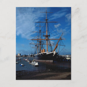 Carte Postale HMS Warrior", Portsmouth, Angleterre
