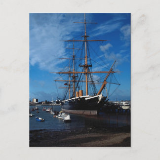 Carte Postale HMS Warrior", Portsmouth, Angleterre