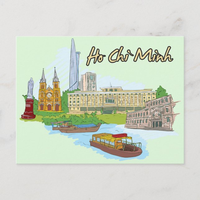 Carte postale Ho Chi Minh Vietnam (Devant)