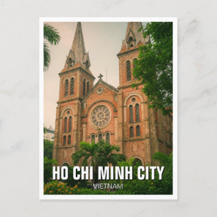 Carte Postale Ho Chi Minh Ville Cathédrale Notre-Dame de Saigon