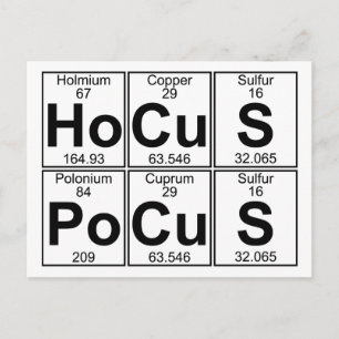 Carte Postale Ho-Cu-S Po-Cu-S (hocus pocus) - Full