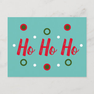 Carte Postale Ho Ho Ho