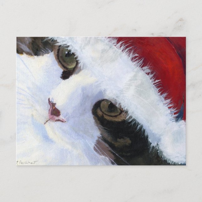 Carte Postale Ho Ho Kitty Chat (Devant)