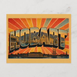 Carte Postale Hobart Tasmanie Australie Ville portuaire historiq