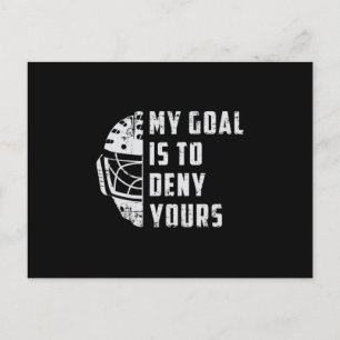 Carte Postale Hockey Ice Hockey Sports Stick Puck Team Idée cade