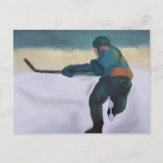 Carte Postale Hockey Player, Postcard