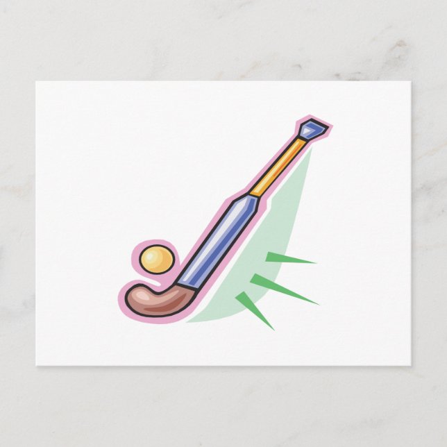 Carte Postale Hockey sur gazon 3 (Devant)