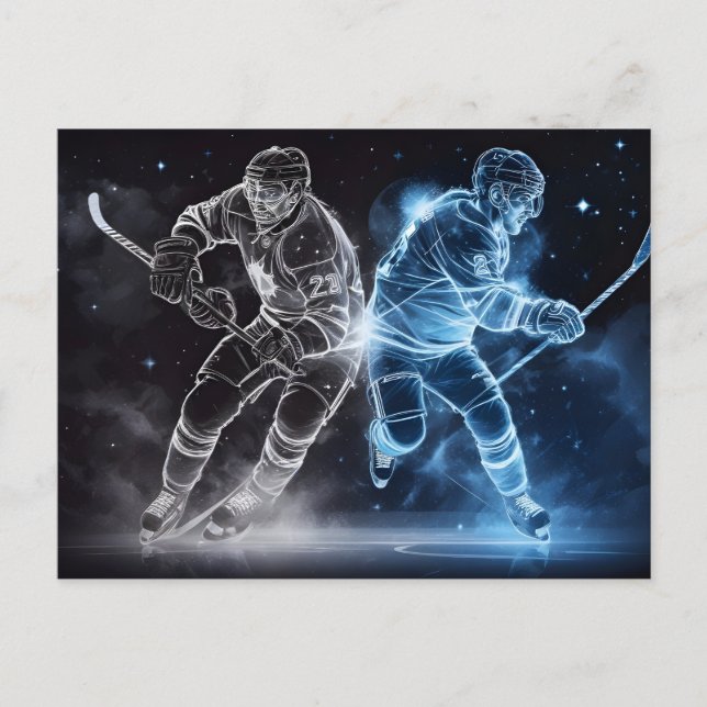 Carte Postale Hockey sur glace (Devant)