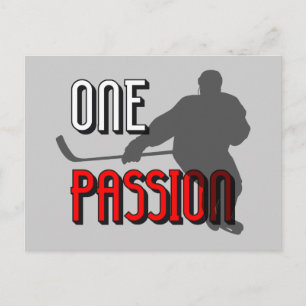 Carte Postale Hockey sur une passion
