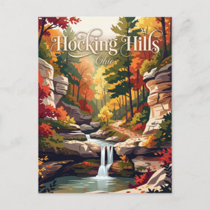 Carte Postale Hocking Hills, Ohio, États-Unis