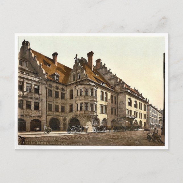 Carte Postale Hofbrauhaus, Munich, Bavière, Allemagne classique  (Devant)
