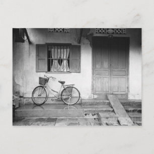 Carte Postale Hoi An Vietnam, House with Bicycle