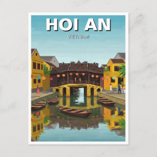 Carte Postale Hoi An Vietnam Pont couvert japonais Voyage