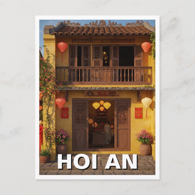 Carte Postale Hoi An Vietnam Travel (Devant)