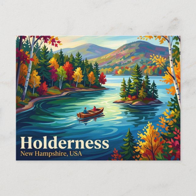 Carte Postale Holderness États-Unis (Devant)
