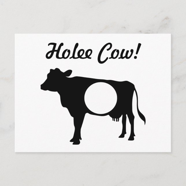 Carte postale Holee Cow (Devant)