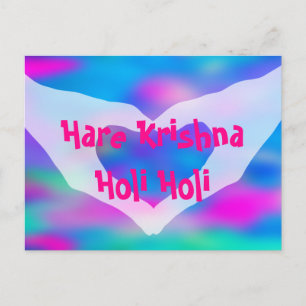 Carte Postale HOLI Festival des couleurs 2 + vos idées