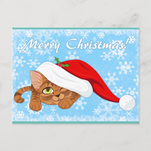 Carte postale Holiday Kitten Holiday (Devant)