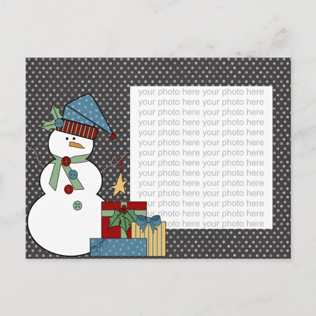 Carte postale Holiday Photo (Devant)