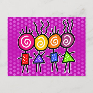 Carte Postale holiES - HOLI MEILLEURS AMIS + vos idées