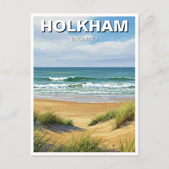 Carte Postale Holkham Norfolk Angleterre Travel (Devant)