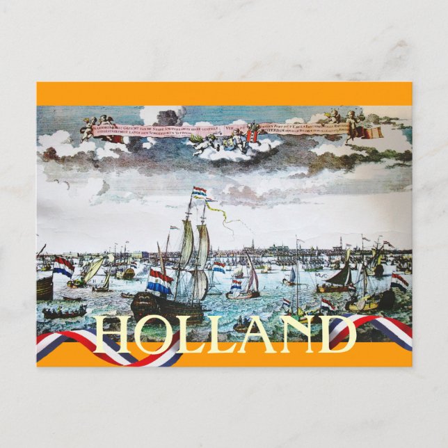 Carte postale Holland Sea Faring Ships (Devant)