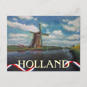 Carte postale Holland Windmill