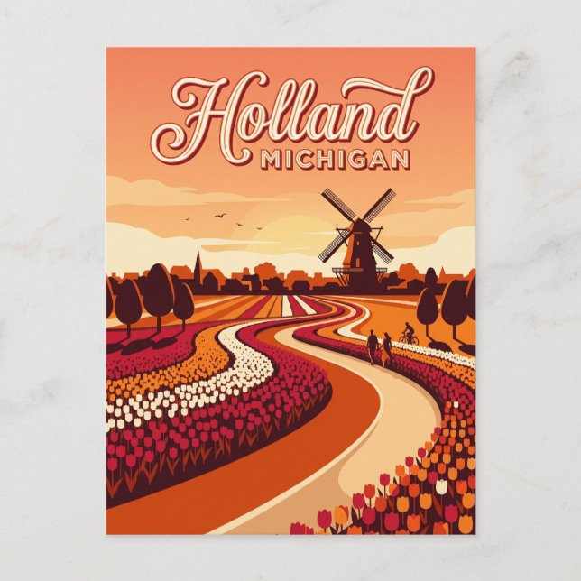 Carte Postale Hollande États-Unis (Devant)