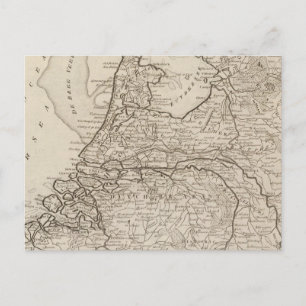 Carte Postale Hollande, Frise, Groningue, Overyssel