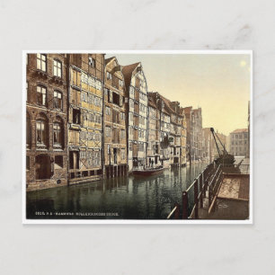 Carte Postale Hollandischer Brook, Hambourg, Allemagne classique