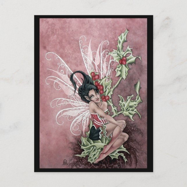 Carte Postale Holly Berry Faery (Devant)