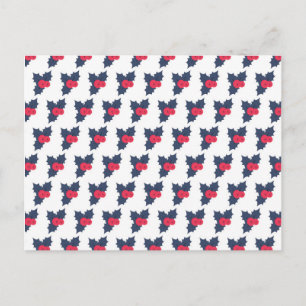 Carte Postale Holly Berry Joyeux Noël Fêtes d'hiver Noël