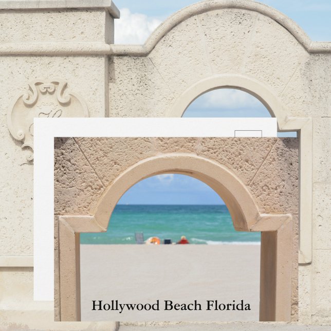 Carte Postale Hollywood Beach Floride Photographique (Créateur téléchargé)