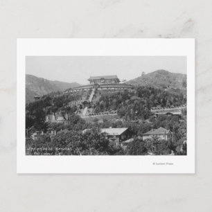 Carte Postale Hollywood, CA Jardins japonais Voir la photo