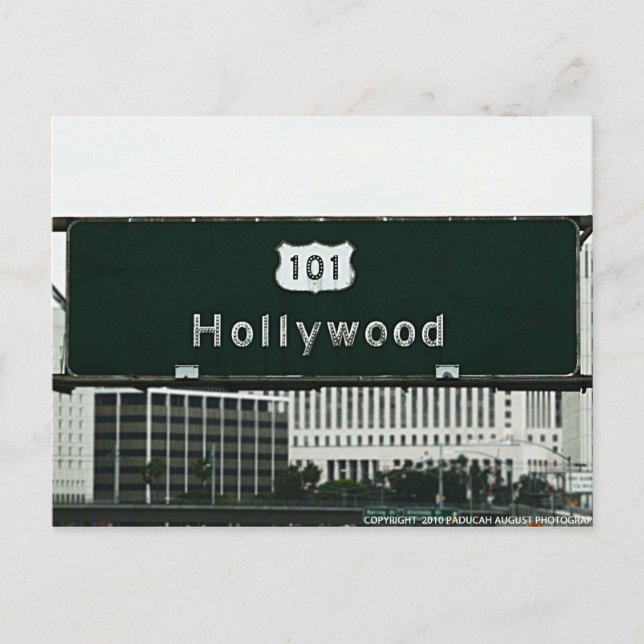 Carte Postale Hollywood, Californie (Devant)