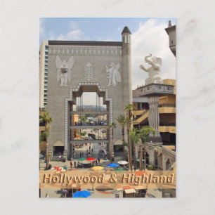 Carte Postale Hollywood et Highland Los Angeles