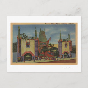 Carte Postale Hollywood, le théâtre chinois de CAGrauman