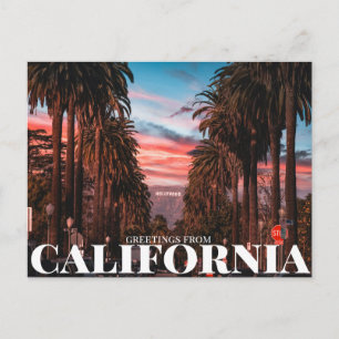 Carte Postale Hollywood, Los Angeles, Californie