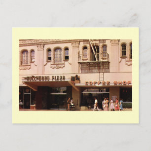 Carte Postale Hollywood Plaza Hotel, Californie Vintage
