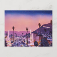 Carte postale Hollywood vintage