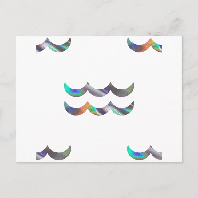 Carte Postale hologramme Aquarius (Devant)