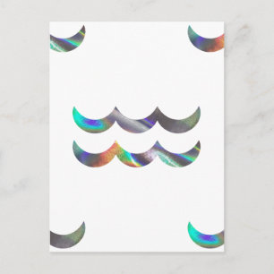 Carte Postale hologramme Aquarius