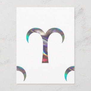 Carte Postale hologramme Aries
