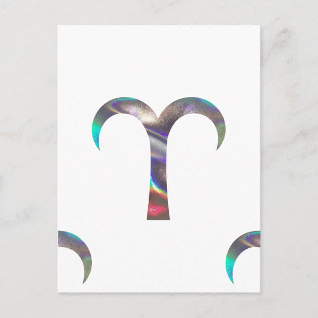 Carte Postale hologramme Aries (Devant)