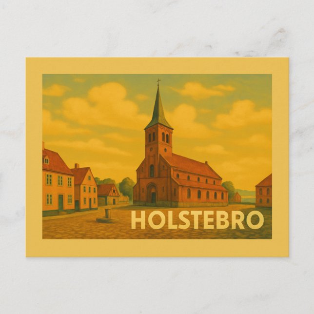 Carte Postale Holstebro Danemark Giacometti (Devant)