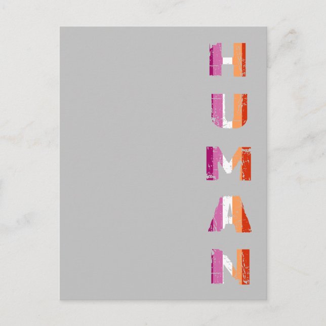 Carte Postale Homan vertical | Lesbian Pride (Devant)