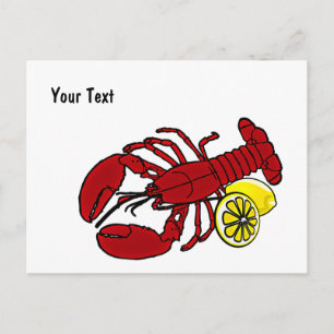 Carte postale Homard - Carte postale Homard Maine