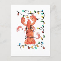 Homard de Noël Écrevisse Crustacé Aquarelle
