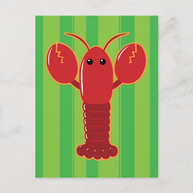 Carte Postale Homard mignon (Devant)